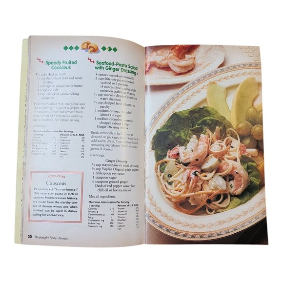 Bravo! Pasta Betty Crocker Recipe Cookbook Booklet #79 1993 Pasta Bar Party - Picture 11 of 15